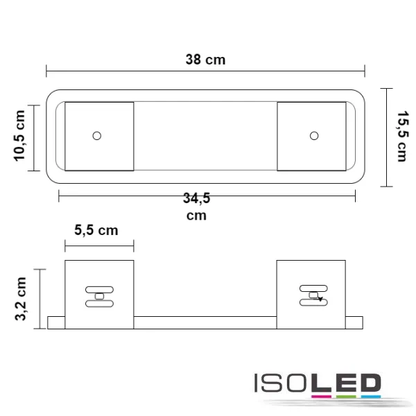 ISOLED Einbaurahmen für LED Pic_1