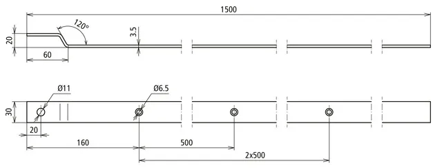 Dehn + Söhne AF 30X3.5 V4A ZW 1500 Pic_1