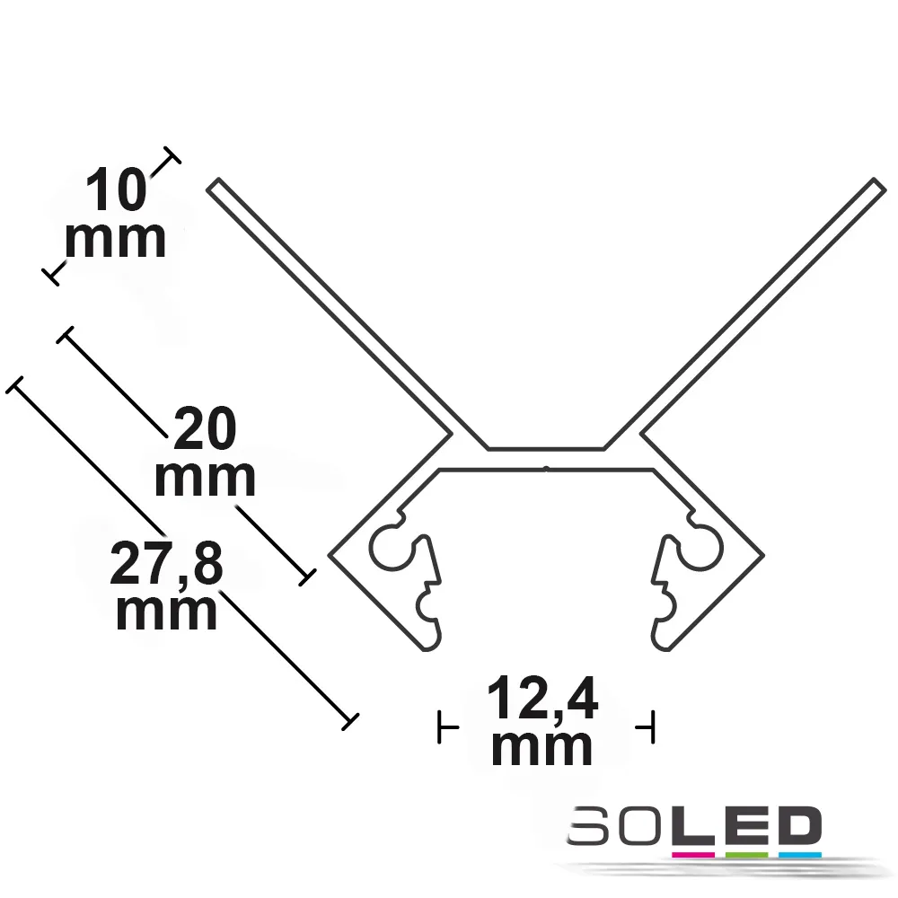 ISOLED LED Fliesenprofil Ausseneck Pic_2