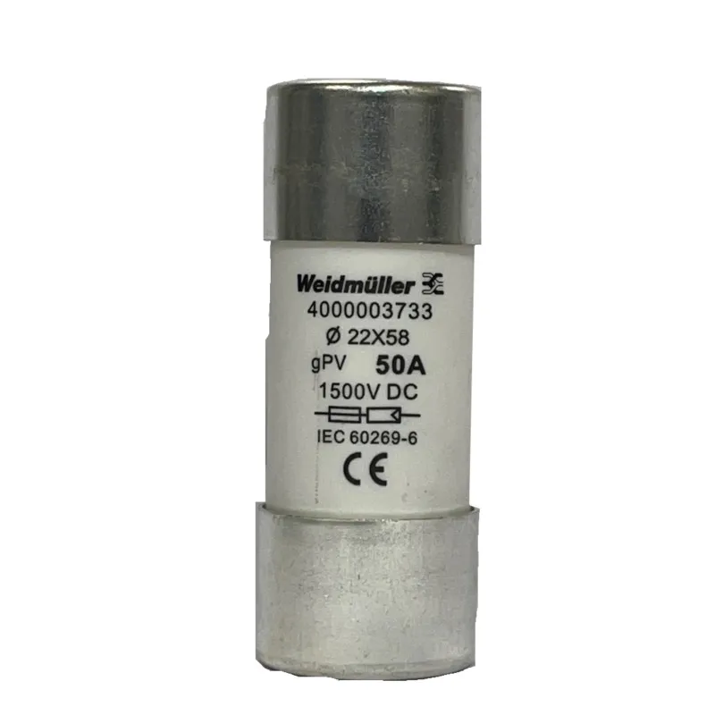 Weidmüller FUSE WSFL 22X58 50A 1K5V GPV Pic_1