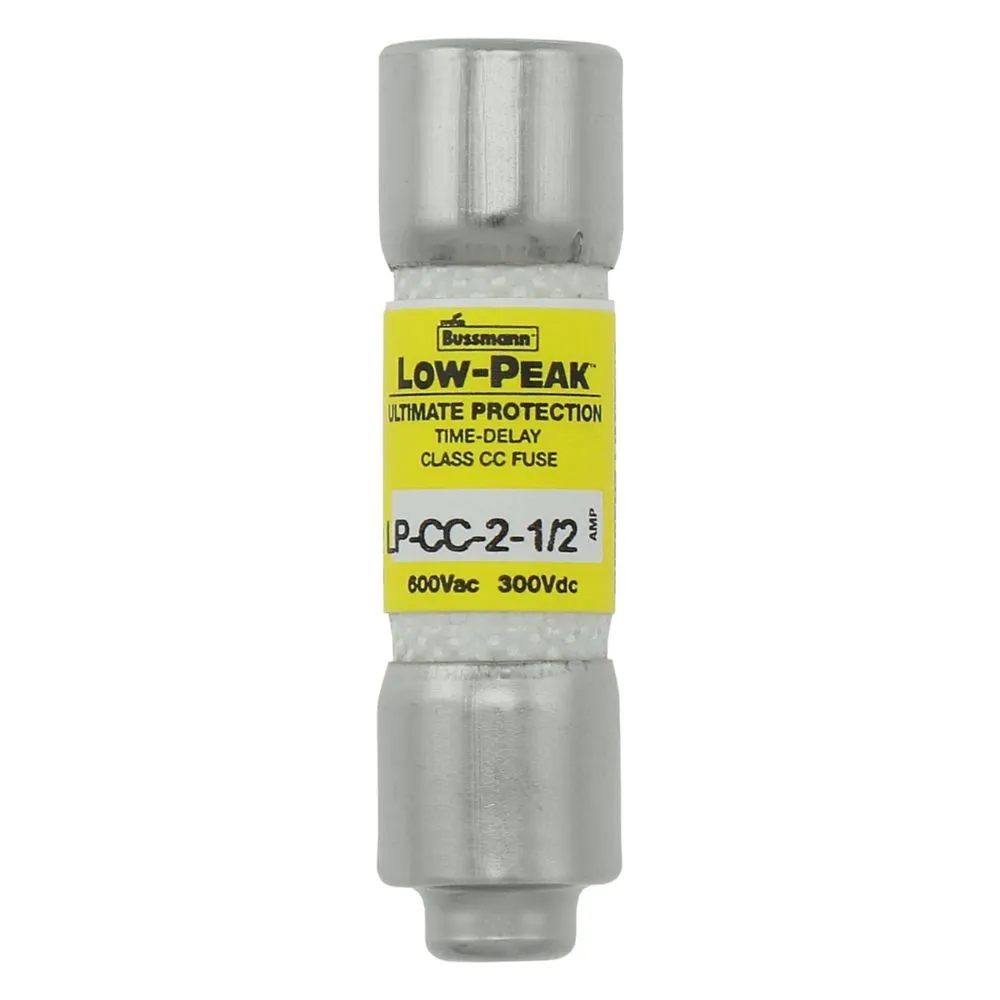 Eaton Electric LOW PEAK CC TRÄGE SICHERUNG 2.5 AMP Pic_2