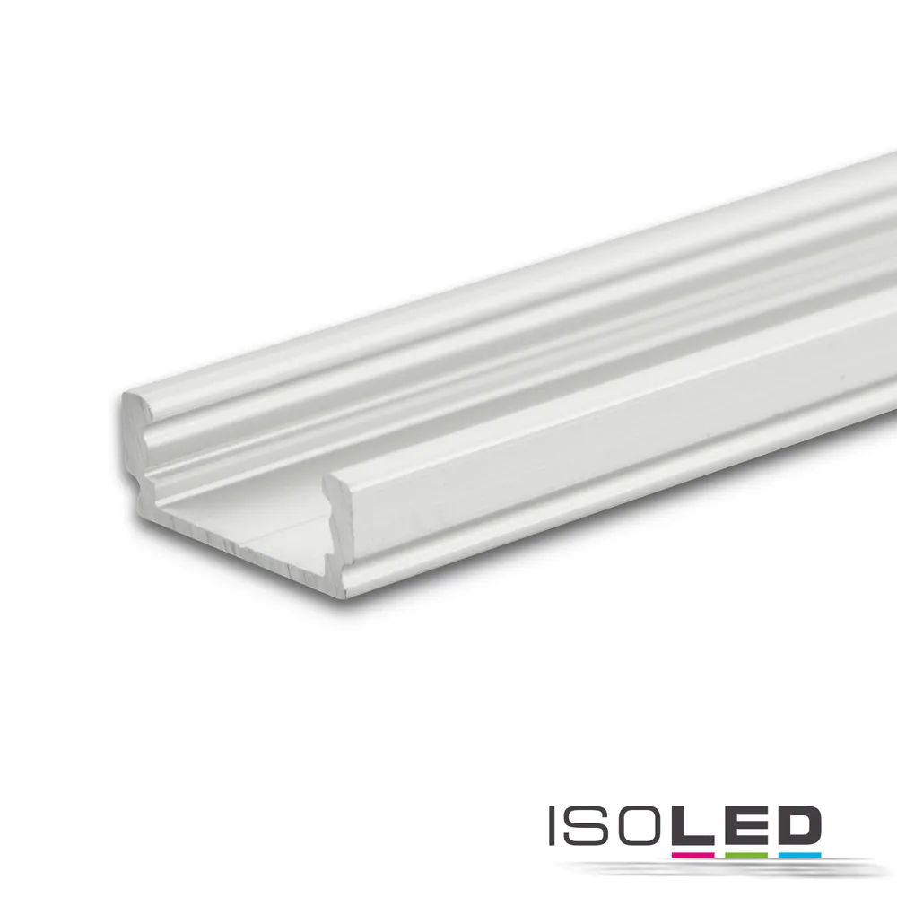 ISOLED LED Aufbauprofil SURF12 FLAT Aluminium Pic_1