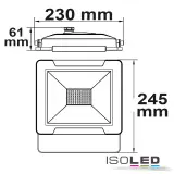 LED Fluter 50W, neutralweiss, schwarz