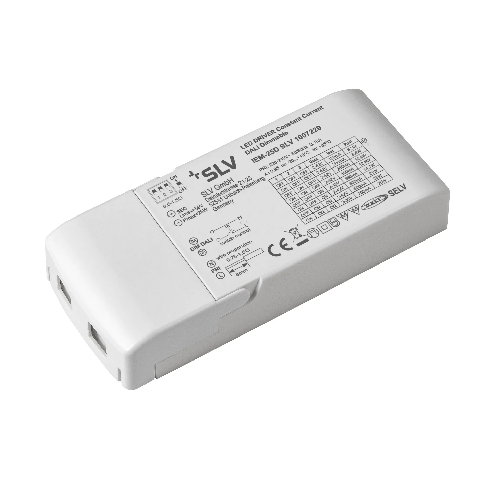 Slv LED Treiber 25W 150-700mA DALI Pic_1