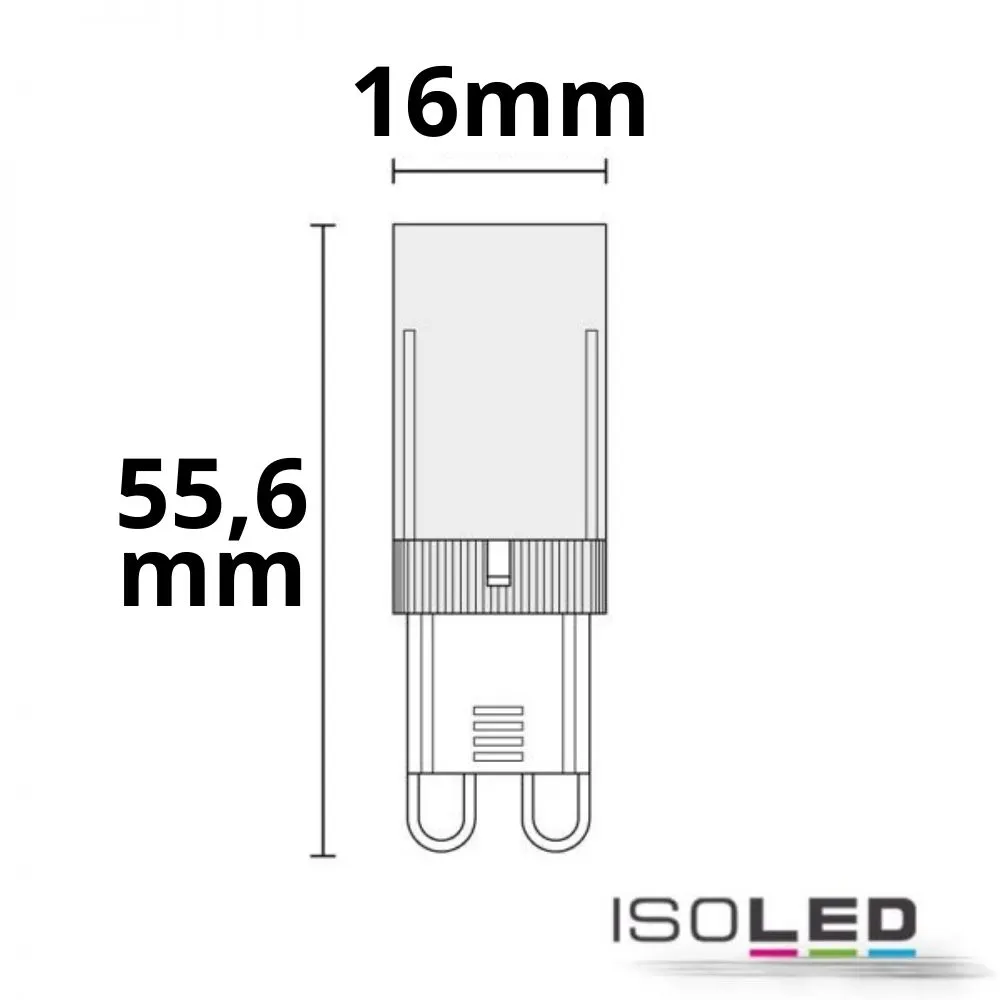 ISOLED G9 LED 32SSMD, 5W, warmweiß Pic_1