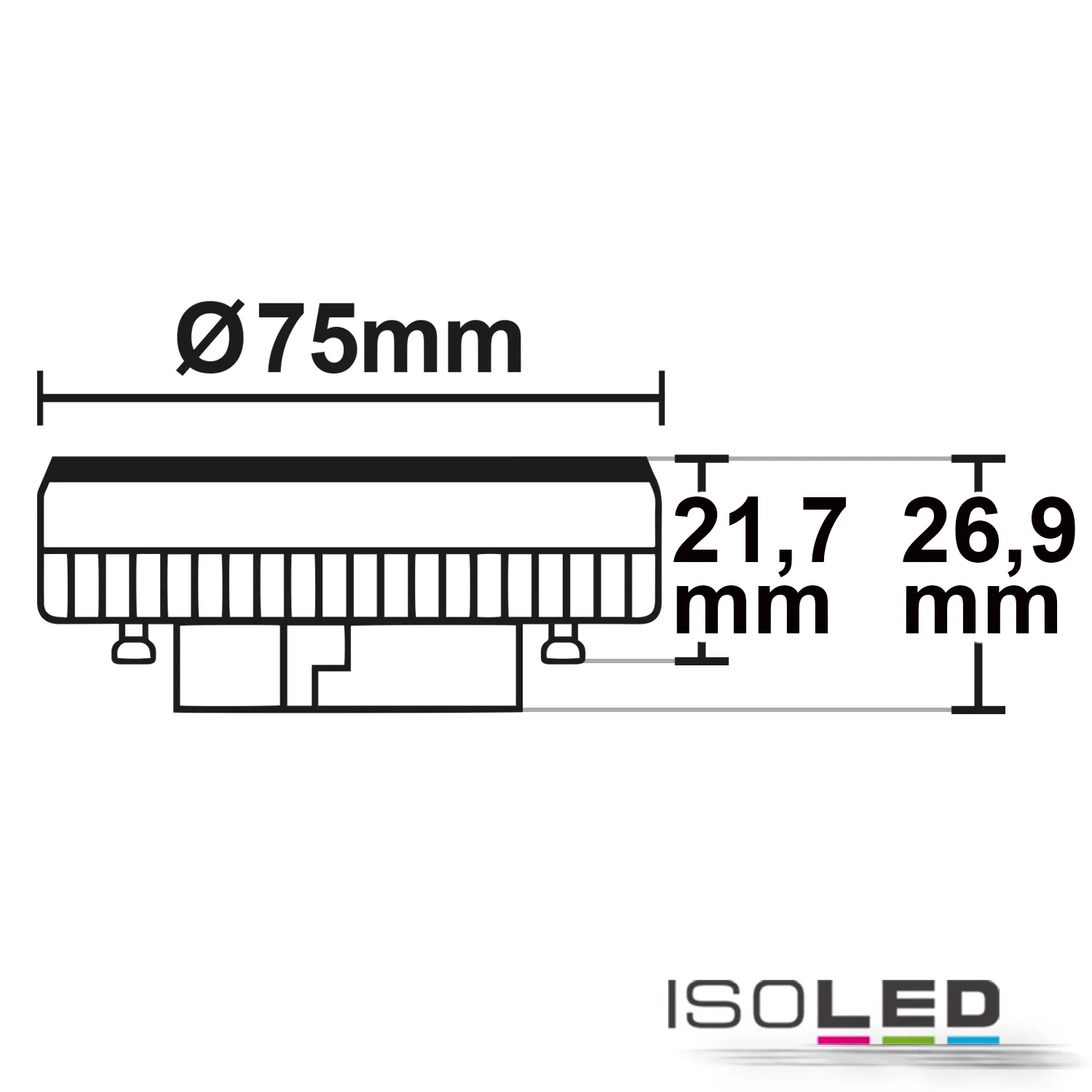 ISOLED GX53 LED Leuchtmittel 30 SMD Pic_1