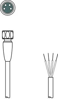 Leuze KD U-M8-4A-T0-100 F+B Pic_1