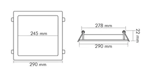 Nobile Licht LED Panel Flat 300 Q 350mA Pic_6