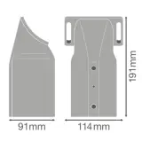 SL FLEX SPIGOT 76MM WAL