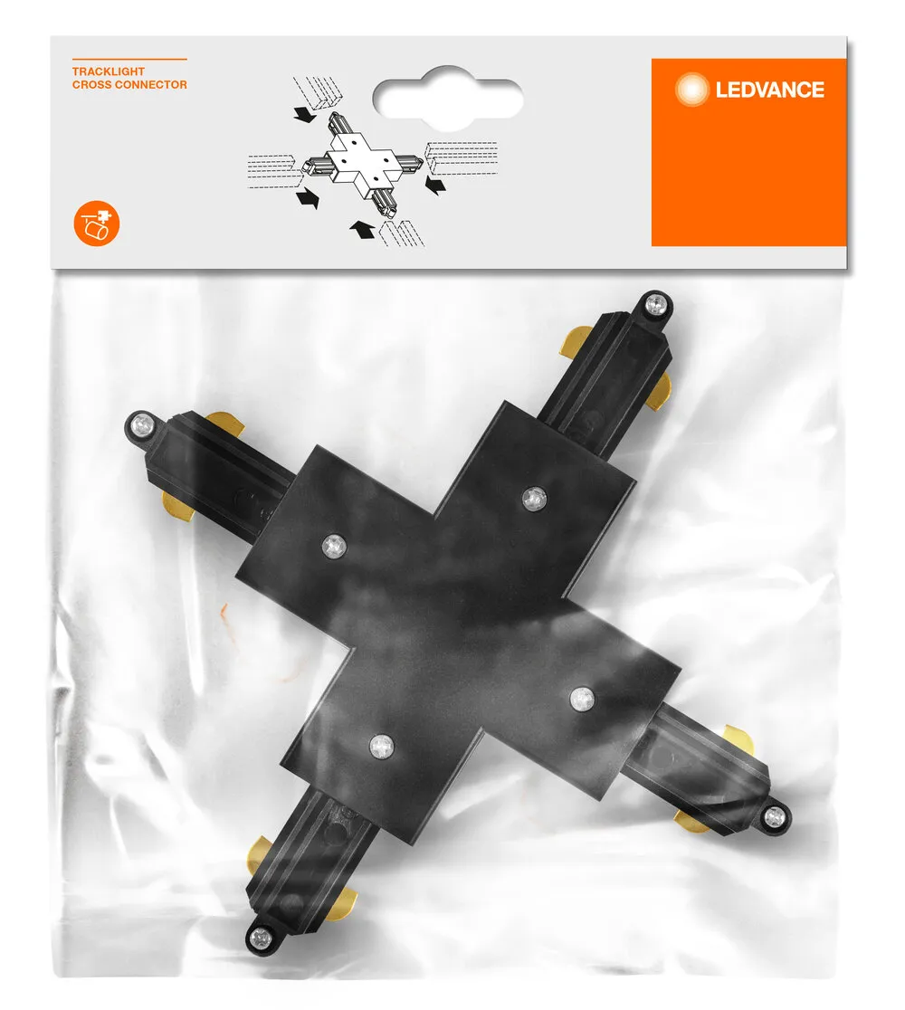Ledvance Tracklight Cross Connector Black Pic_1