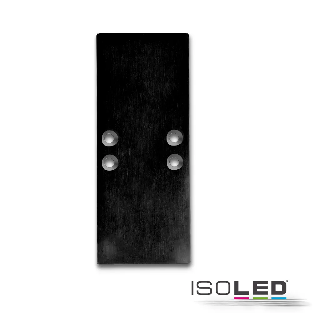 ISOLED Endkappe EC66 Aluminium schwarz Pic_1