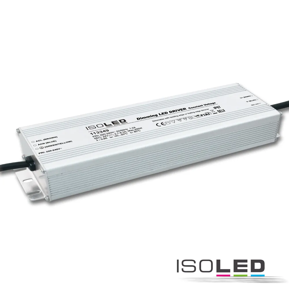 ISOLED LED PWM-Trafo 24V/DC, 10-200W dimmbar Pic_1