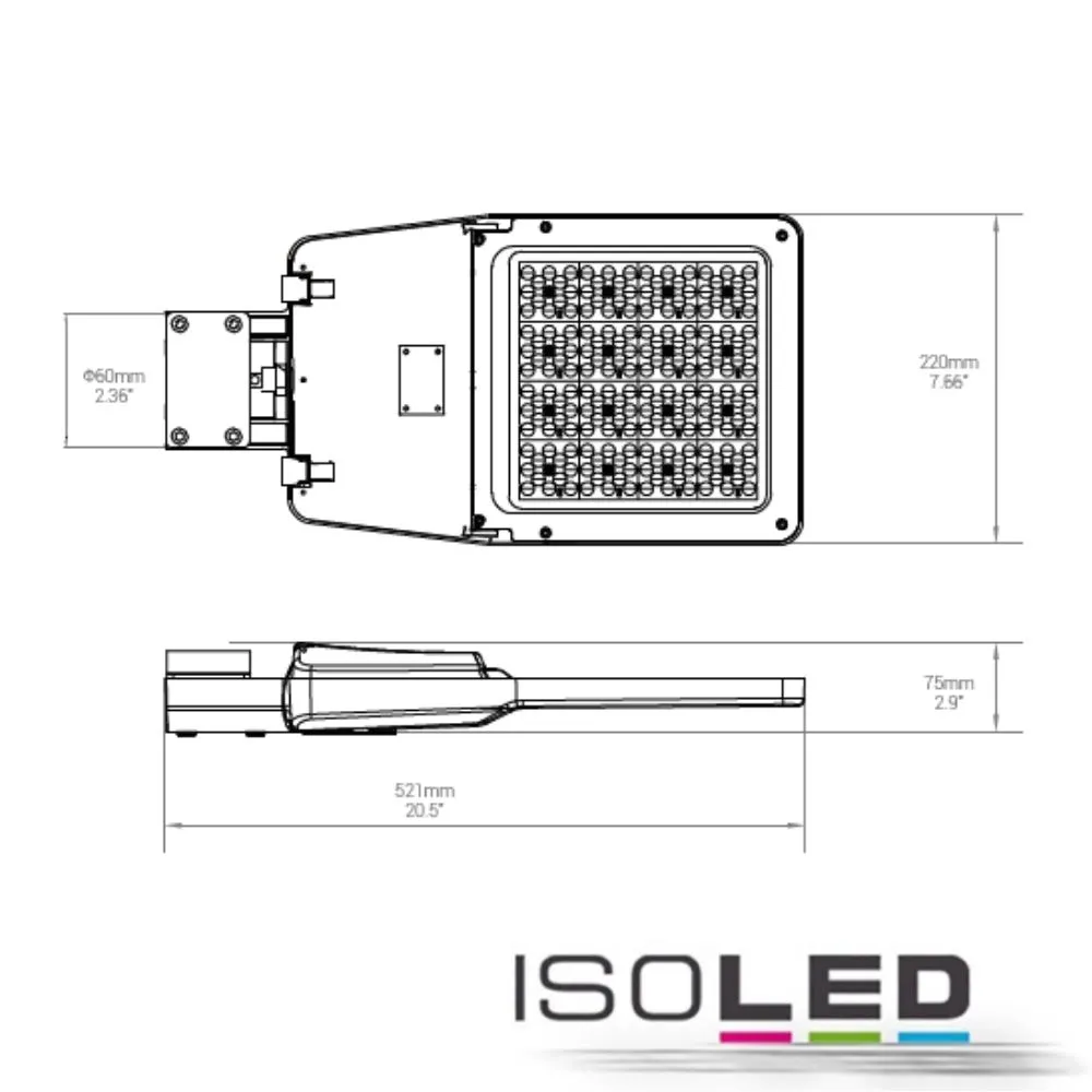 ISOLED LED Street Light GR100, 4000K Pic_2