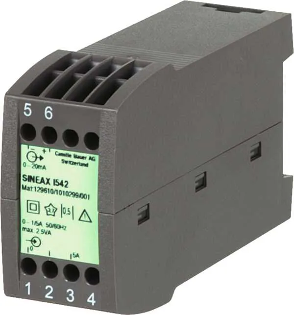GOSSEN METRAWATT GMBH SINEAX I542 1,0A/5A 0...20mA Pic_1