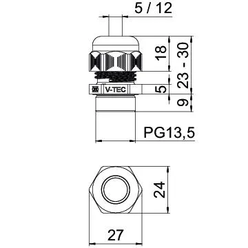 OBO Bettermann V-TEC PG13.5 SGR Pic_1