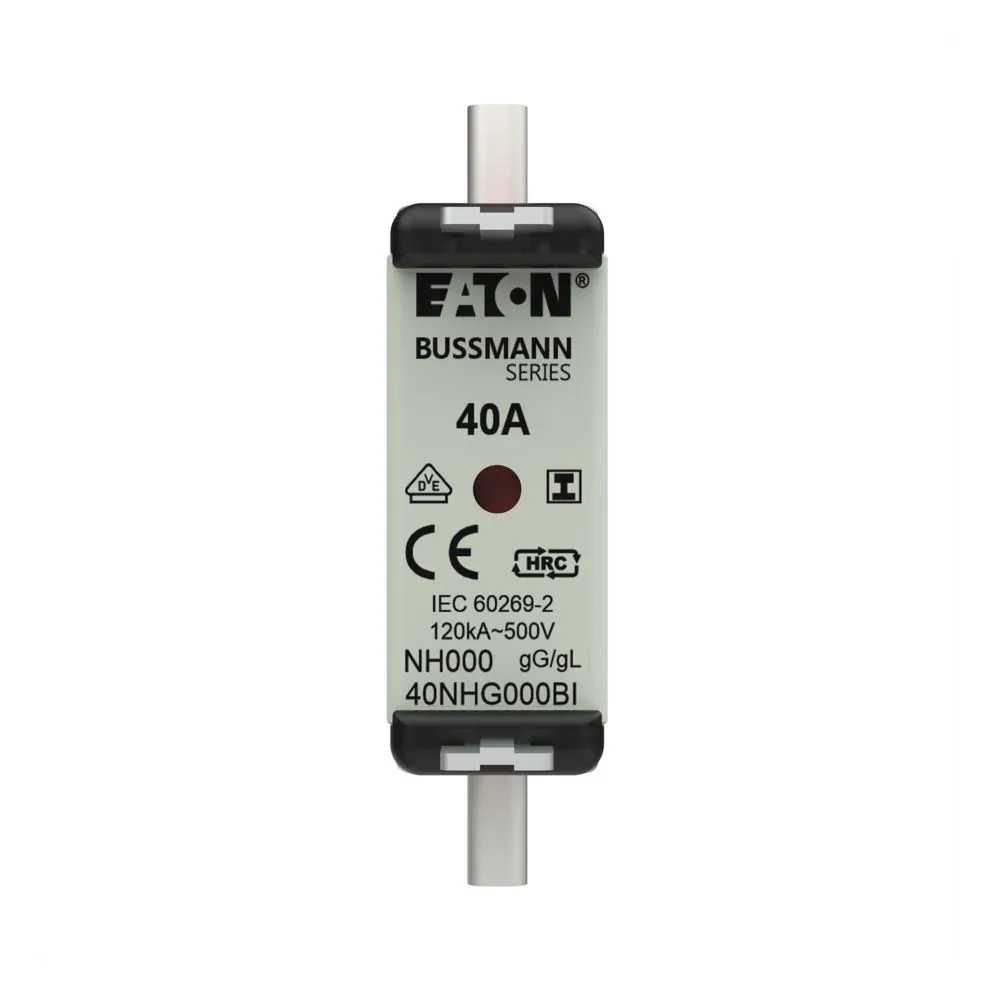 Eaton Electric NH FUSE 40A 500V SIZE 000 GG IMGL Pic_1
