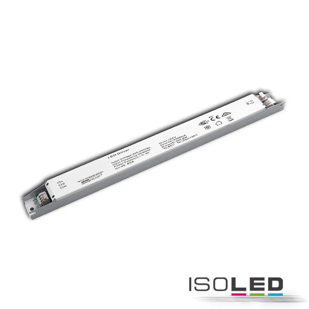 ISOLED LED Trafo 24V/DC, 0-100W, slim Pic_1