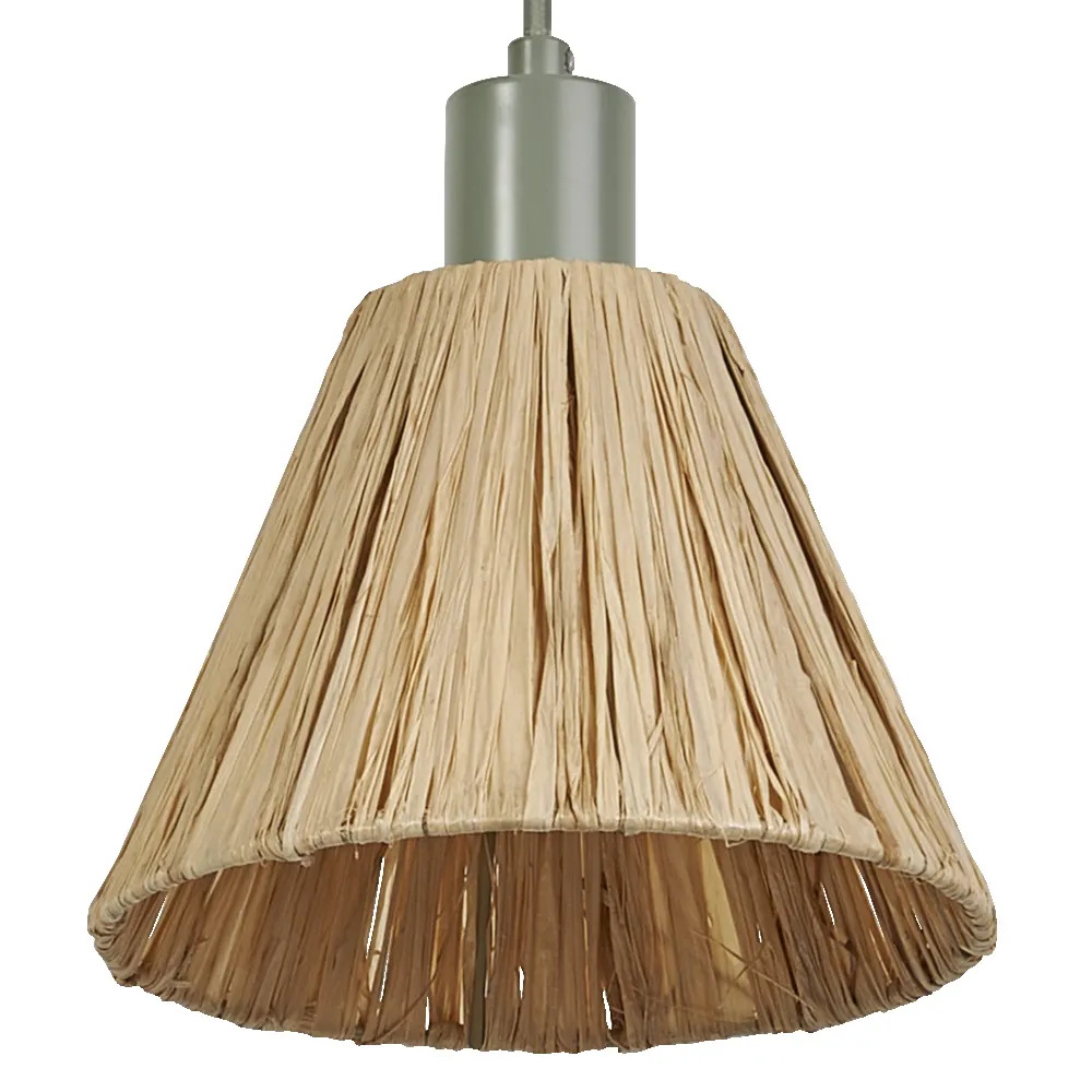 Ledvance Decor Raffia Pendant 1XE27 Green Pic_1