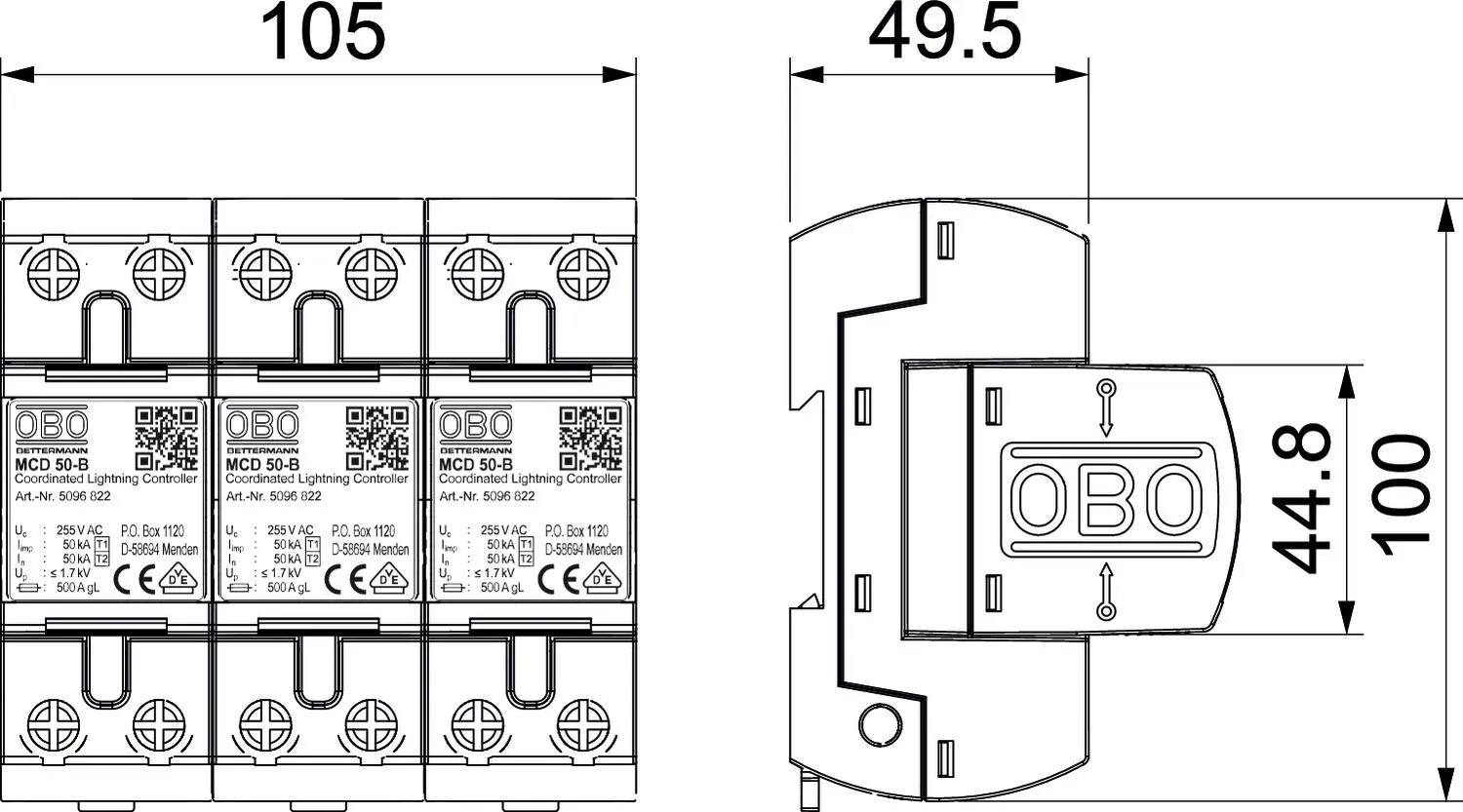 OBO Bettermann MCD 50-B 3 Pic_1