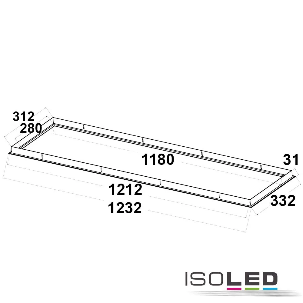 ISOLED LED Panel Raster UGR<16 Line Pic_1
