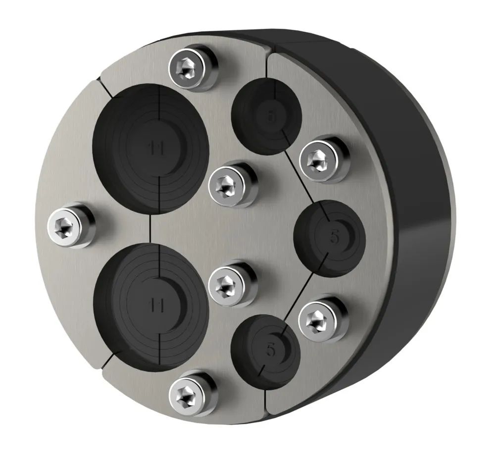 Hauff-technik HRD100 SG 2x8-30 3x4-16,5 b40 A2/EPDM55 Pic_1