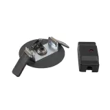 FITU Deckenrosette Einbau schwarz