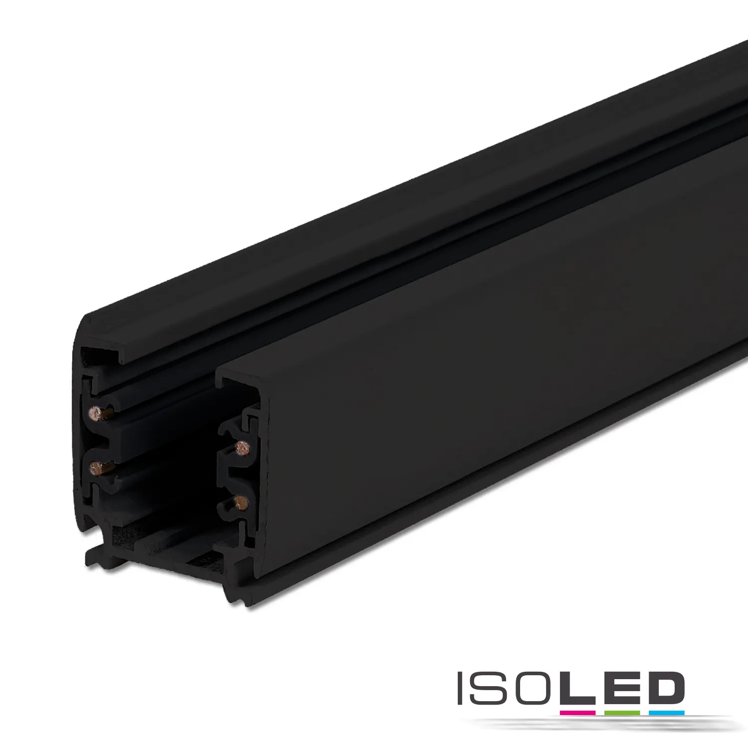 ISOLED 3-Phasen S1 Stromschiene, 2m, schwarz Pic_1