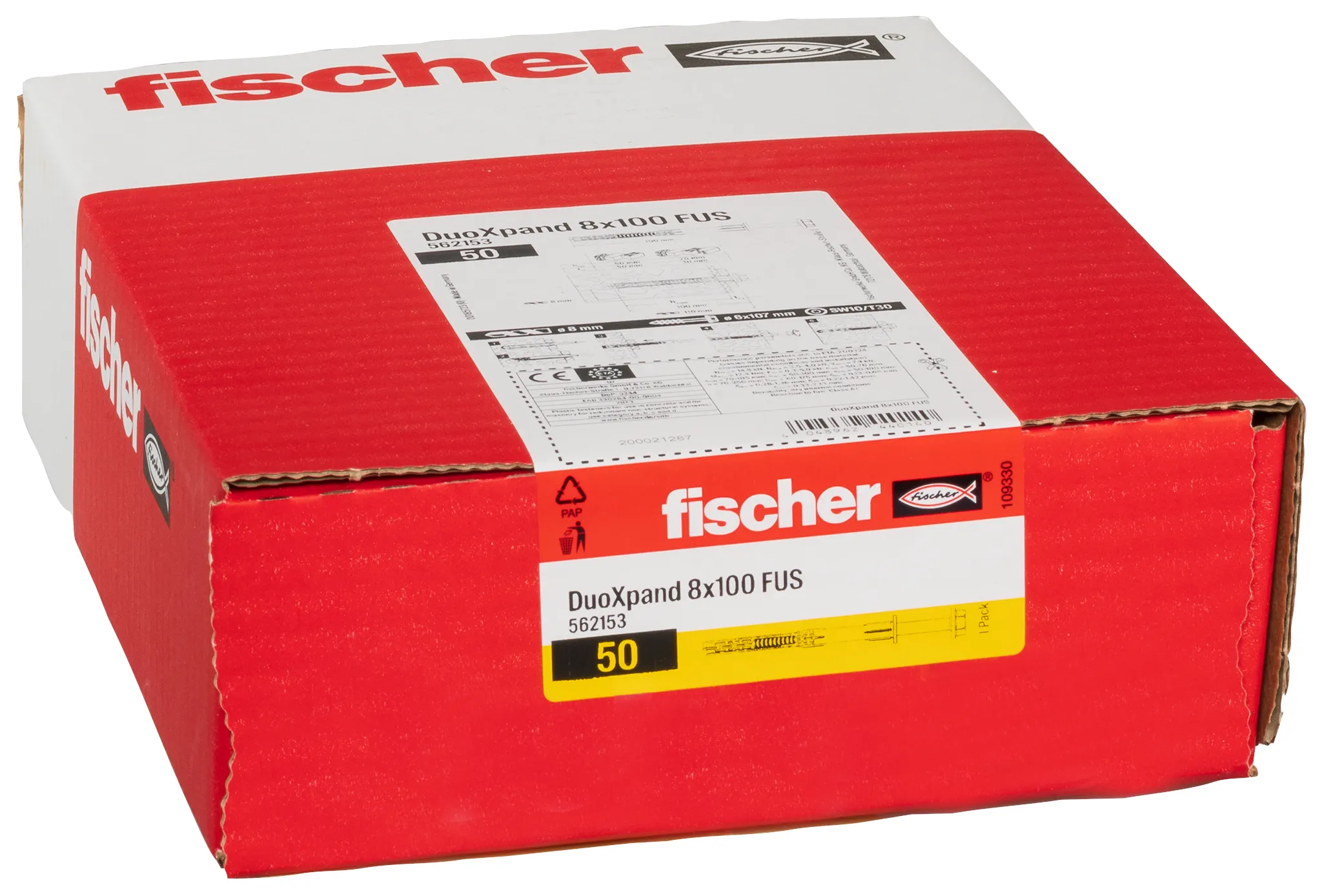 Fischer fischer DuoXpand 8x100 FUS LANGSCHAFTDÜBEL Pic_1