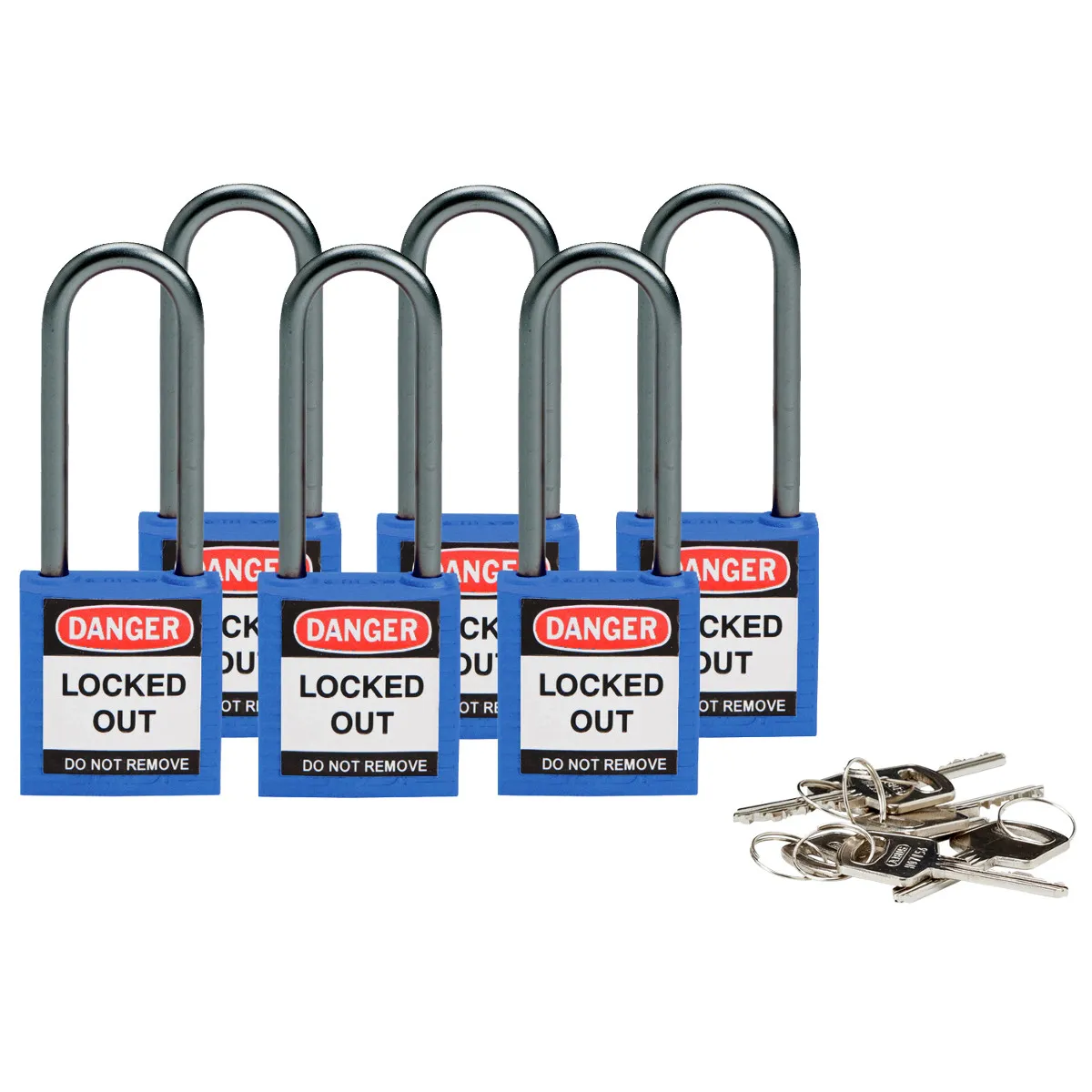 Brady COMPACT SAFE PADLOCK 50MM SHA KD BLUE/6 Pic_1