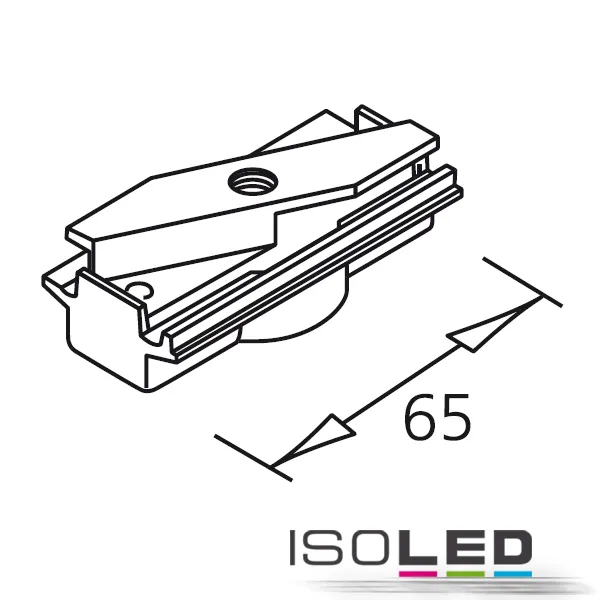 ISOLED 3-Phasen Adapter mechanisch, schwarz Pic_2
