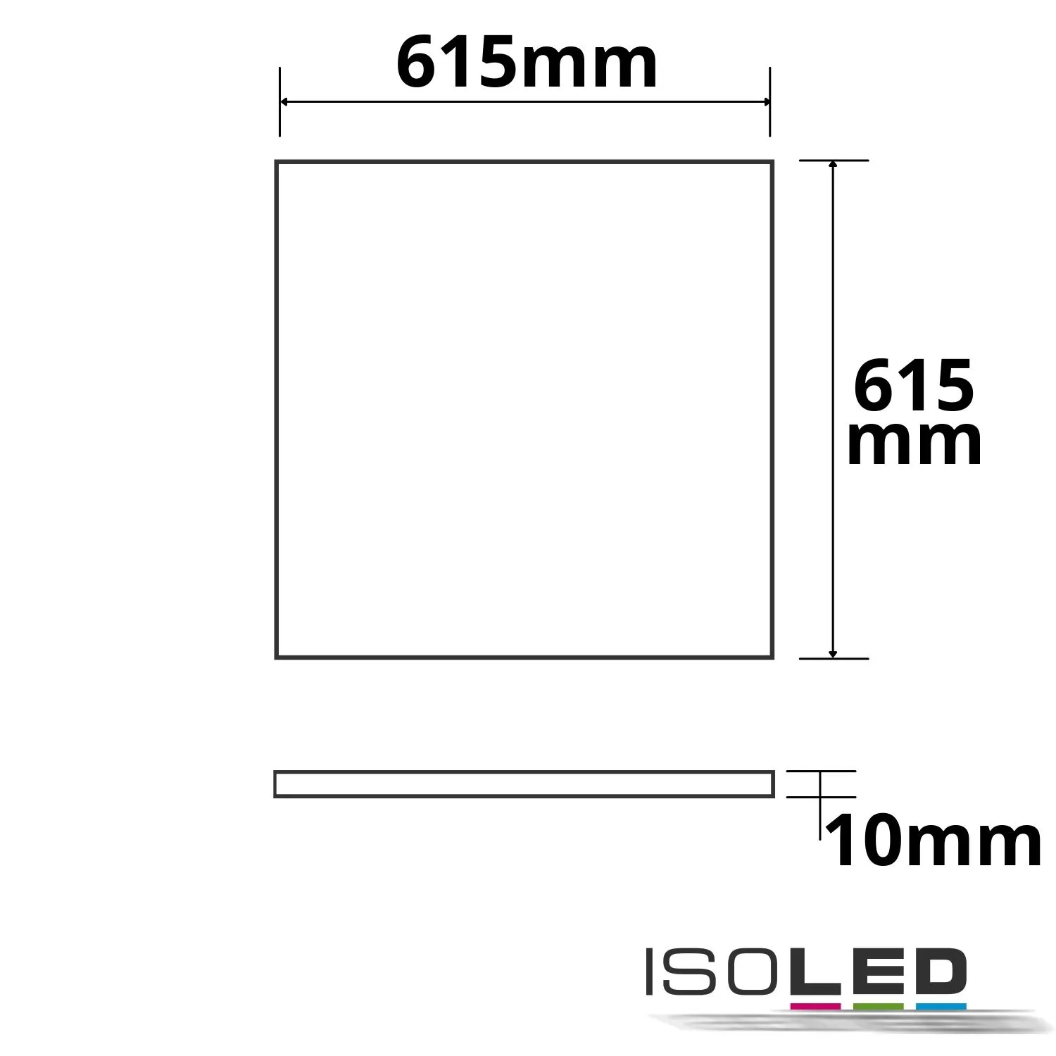 ISOLED LED Deco Panel Frame 625 Pic_1