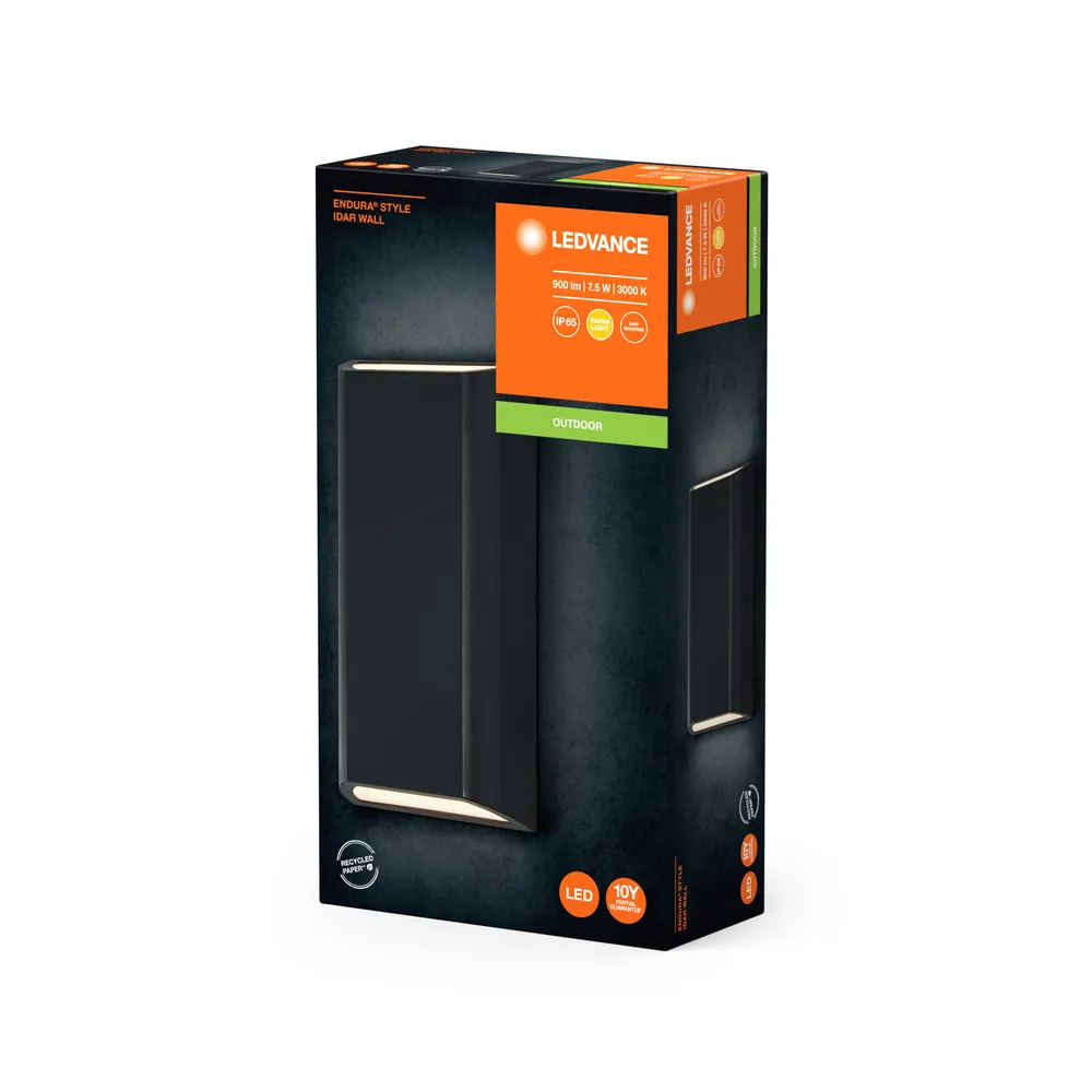 Ledvance Endura Style IP65 Wall Idar Dark Gray Pic_1
