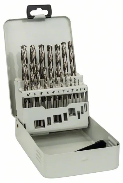 BOSCH ROBERT POWER TOOLS GMBH 19tlg. Metallkassette Metallbohrer-Set HSS-G, DIN Pic_4