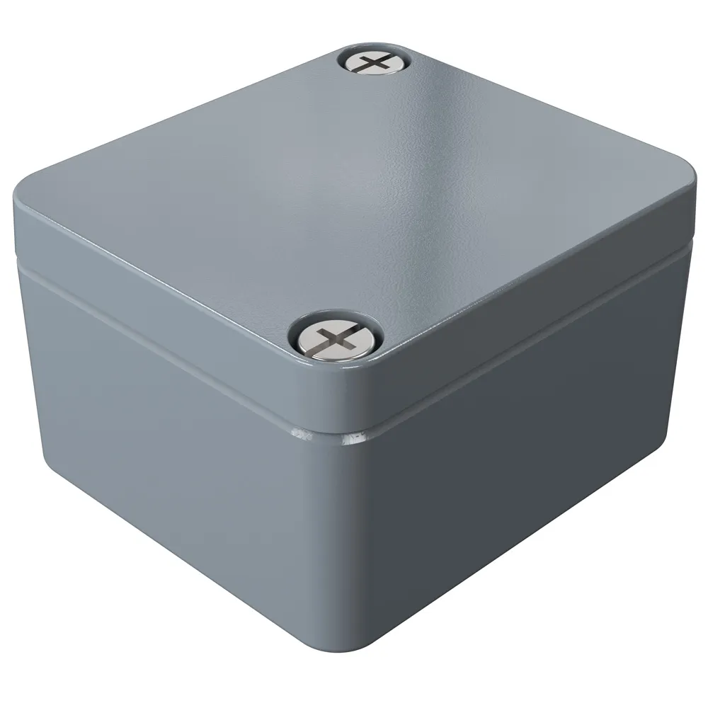 Rose Aluminium Standard Gehäuse 45 x 50 x 30 mm Pic_1