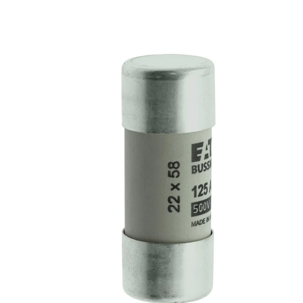 Eaton Electric CYLINDRICAL FUSE 22 x 58 125A gG 500V AC Pic_4
