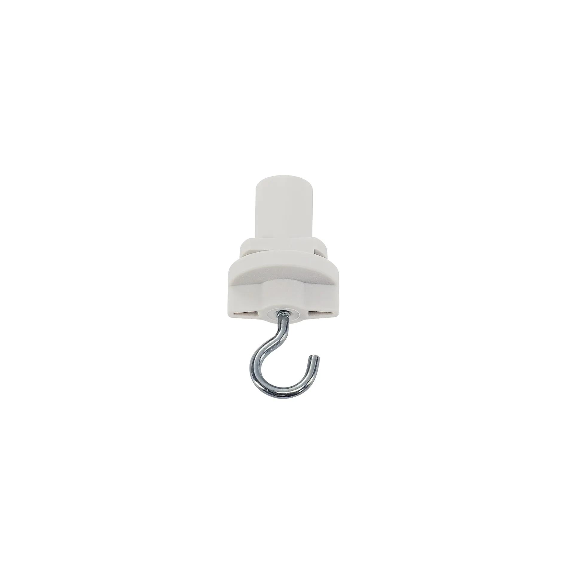 Slv S-TRACK Adapter mit Haken RAL9016 Pic_1