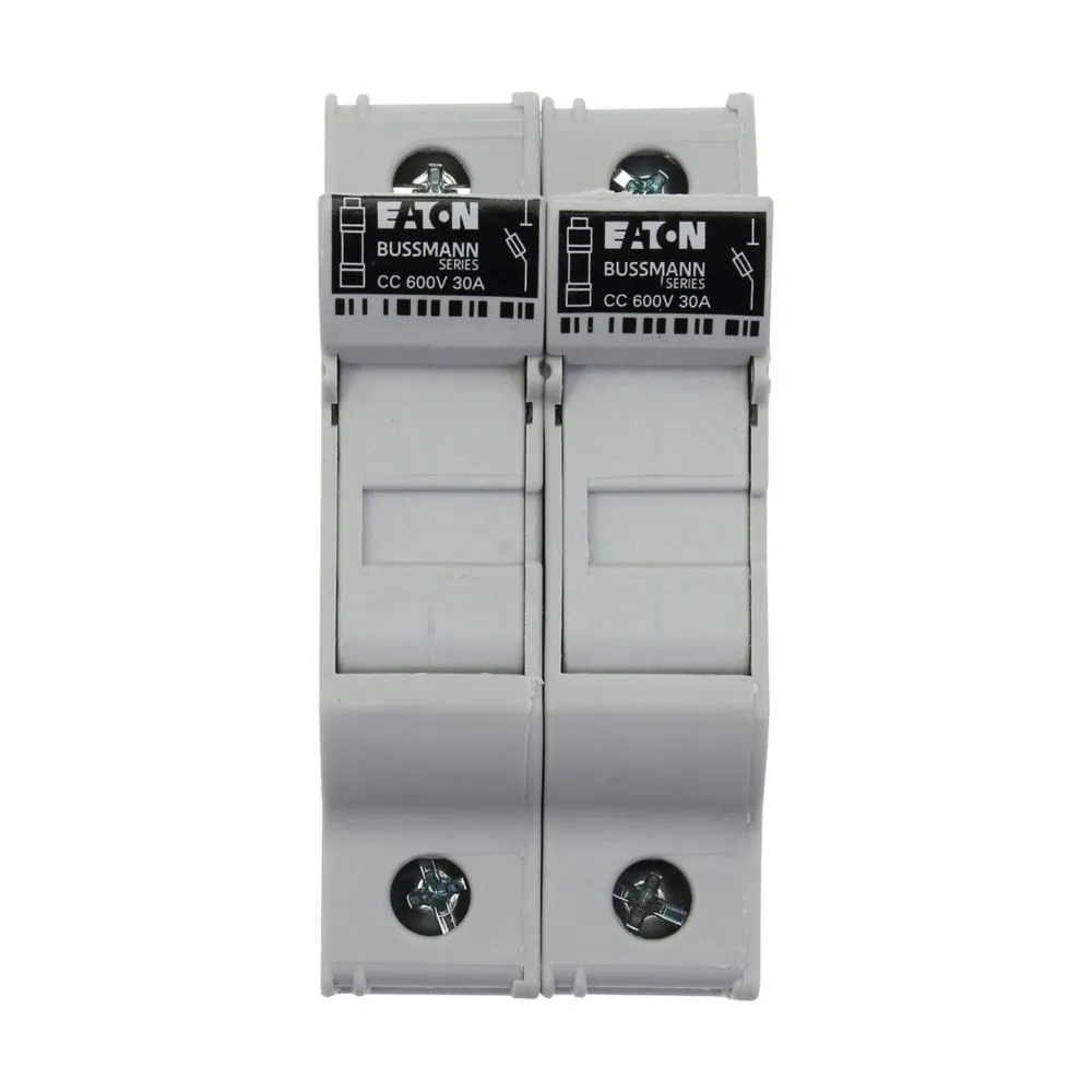 Eaton Electric 2Pole 30A 600V MFH For 10X38 Class CC Pic_3