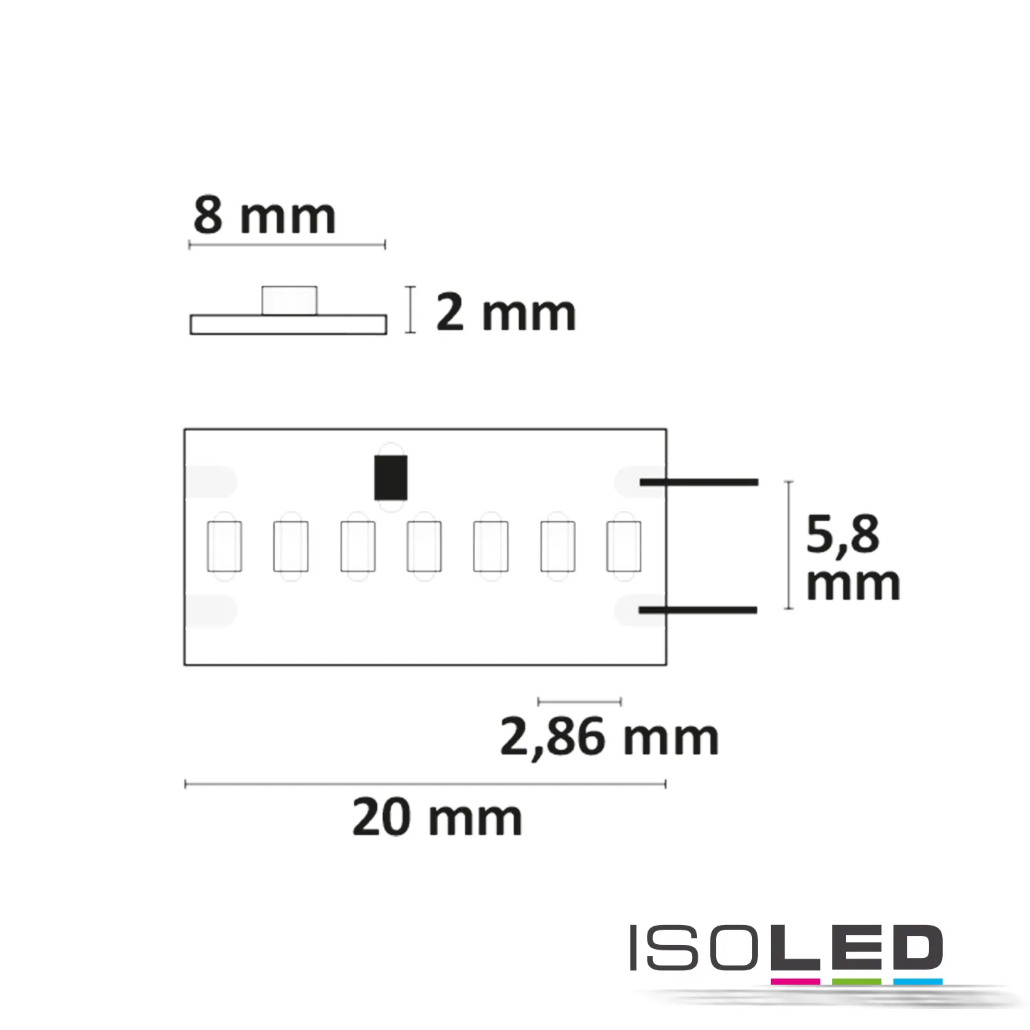 ISOLED LED CRI930 Linear8-Flexband, 24V, 22W Pic_2
