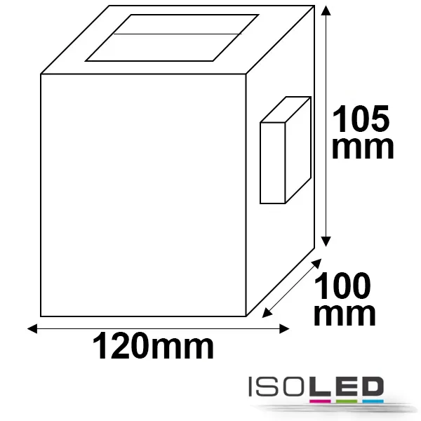ISOLED LED Wandleuchte Flex Up&Down 2x5W Pic_3
