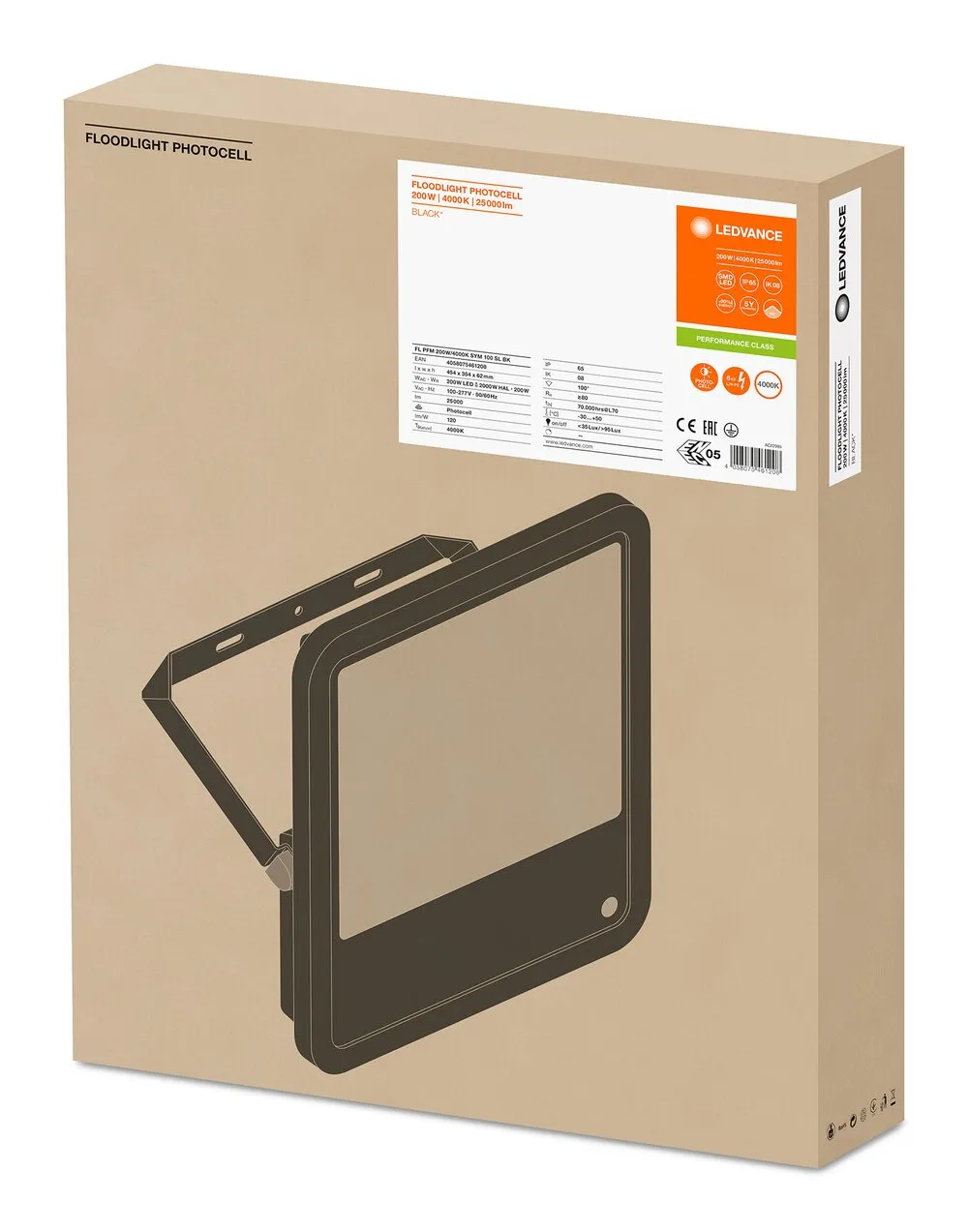 Ledvance FL PFM 200 W 4000 K SYM 100 SL BK Pic_3