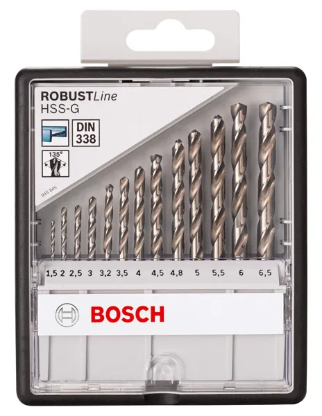 Bosch 13tlg. Robust Line Metallbohrer-Set HSS-G, 135° Pic_3