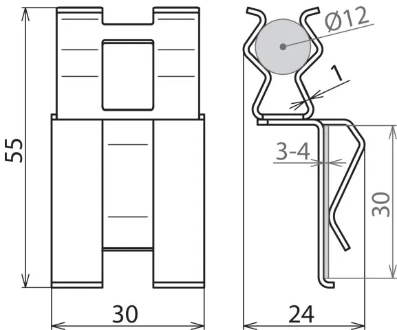 Dehn + Söhne DC BK 12 FL30 STBLANK Pic_1