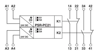 Phoenix Contact PSR-PC21-2NO-2NC-24DC-SP Pic_1
