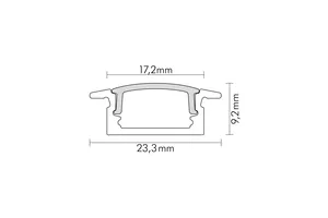 Nobile Licht Alu T-Profil 2 OP Pic_6