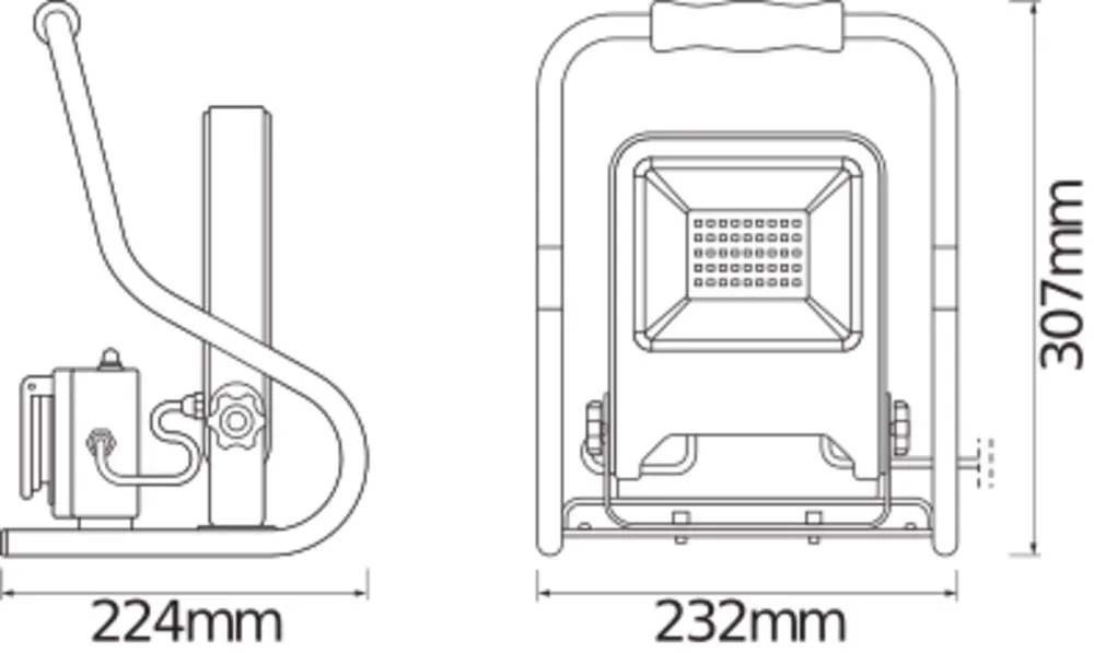 Ledvance LED Worklight R-Stand Socket 30 W 4000 K Pic_3