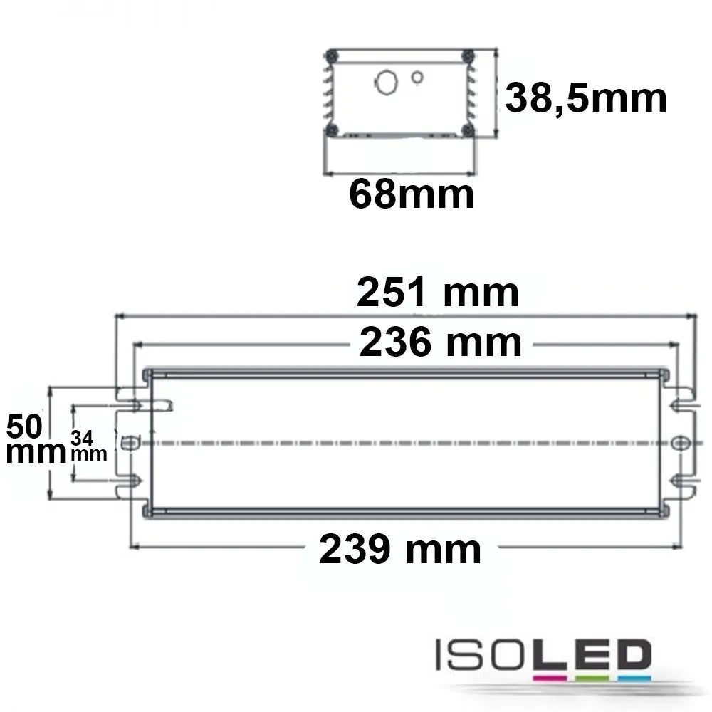 ISOLED LED PWM-Trafo 24V/DC, 0-240W, 1-10V Pic_1