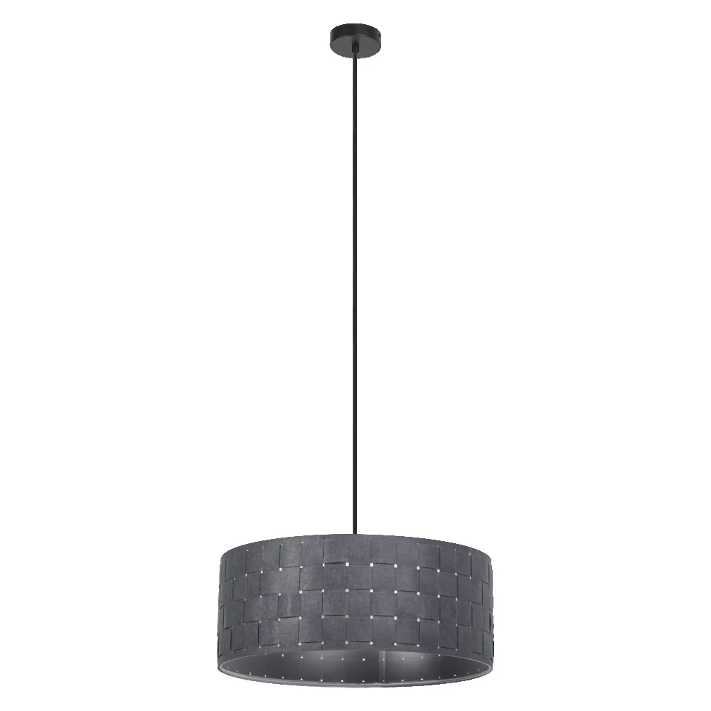 Ledvance Decor Felt Weaving Pendant 480 mm 3XE27 Dark Gray Pic_1