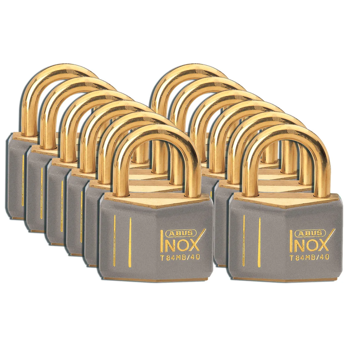 Brady BRASS PADLOCK, 43 MM KD GREY 12/PAC Pic_1
