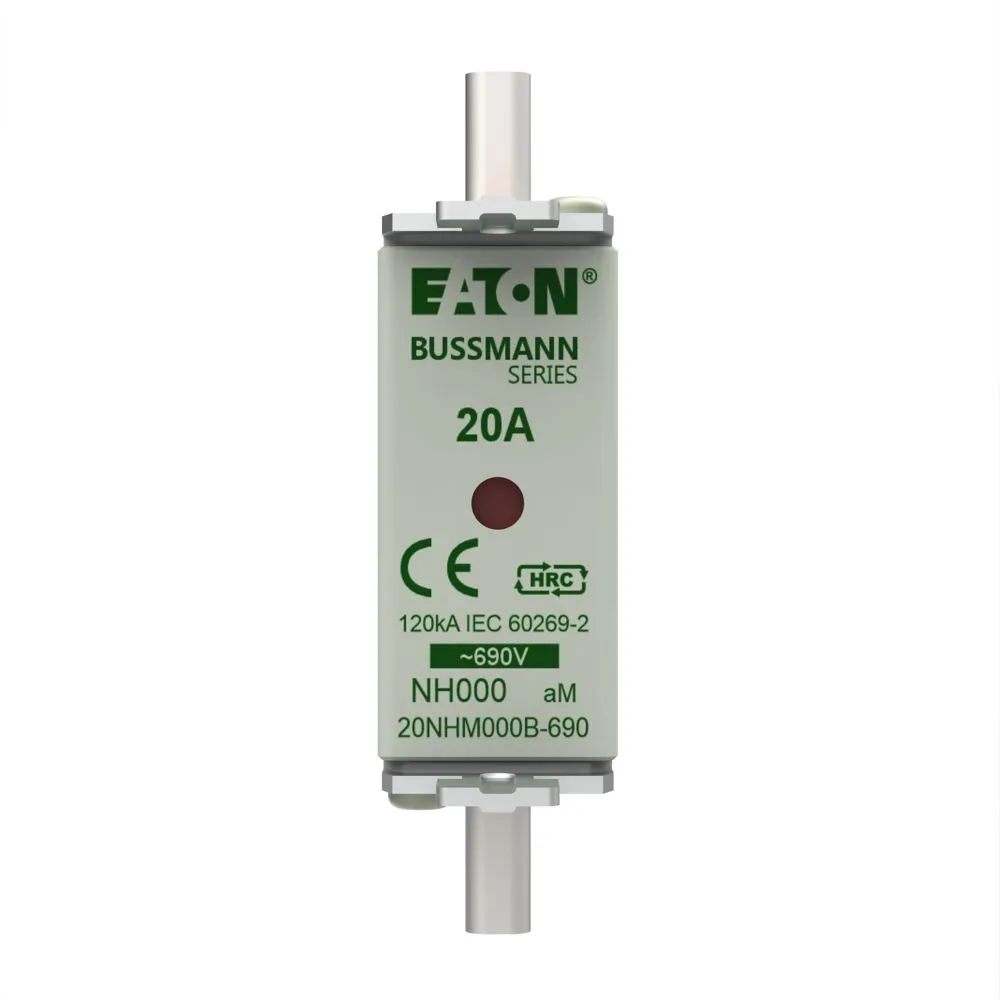 Eaton Electric NH Sicherung 20AMP 690V aM Größe 000 Pic_3