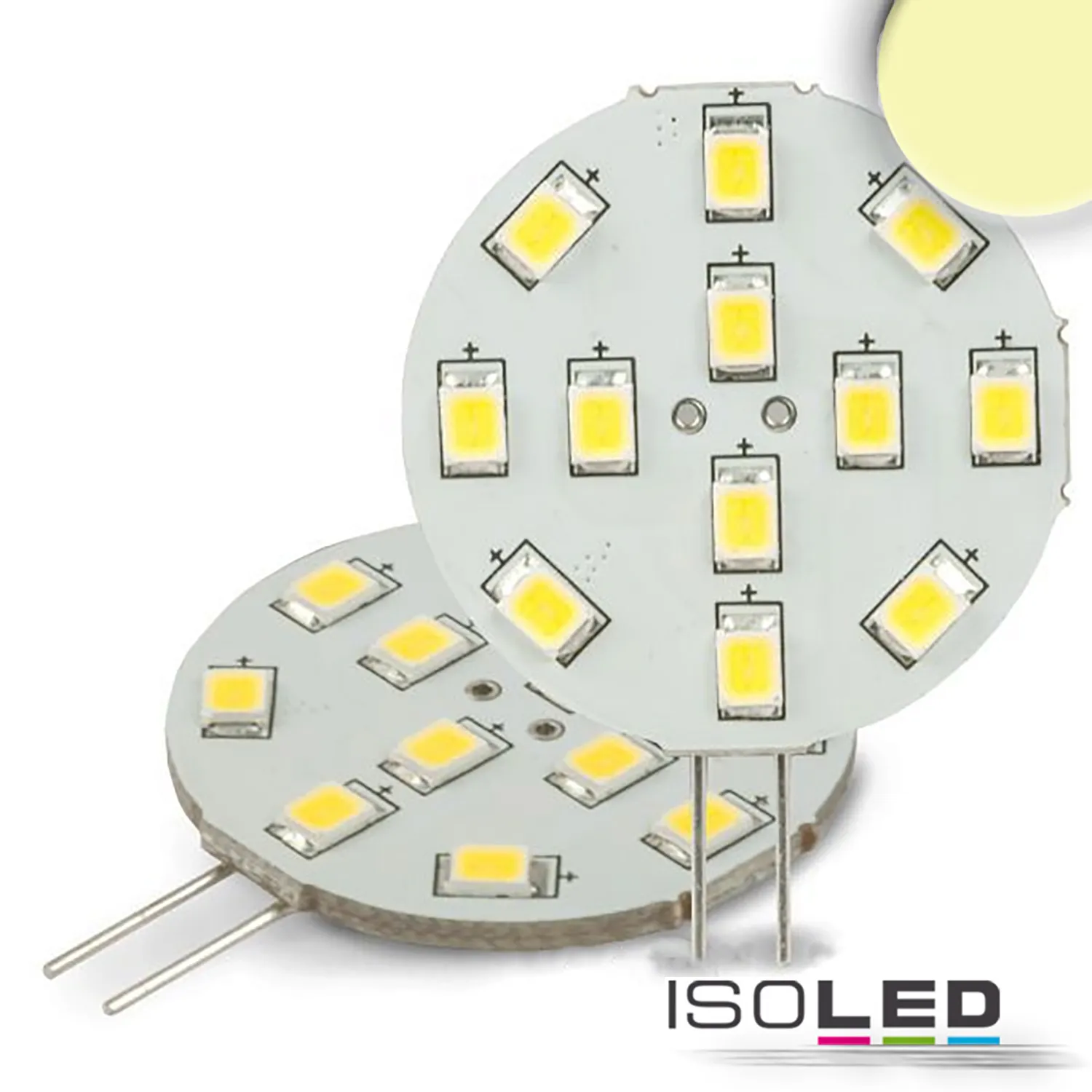 ISOLED G4 LED 12SMD, 2W, warmweiß Pic_1